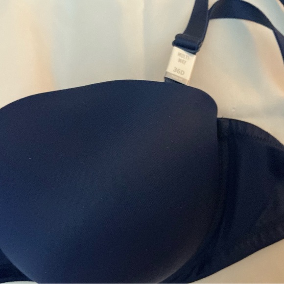 NEW PINK Victoria's Secret Navy Blue Bra 36D - Picture 3 of 5